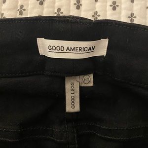 Good American Good Legs Black Jeans.